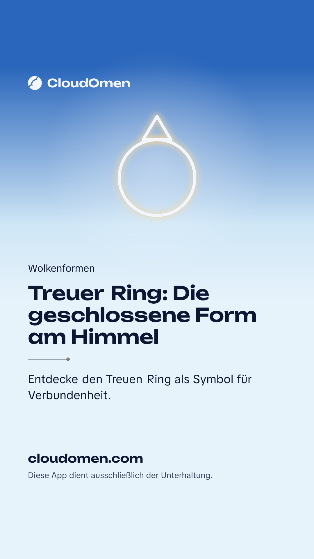 Story-Bild: Treuer Ring: Die geschlossene Form am Himmel