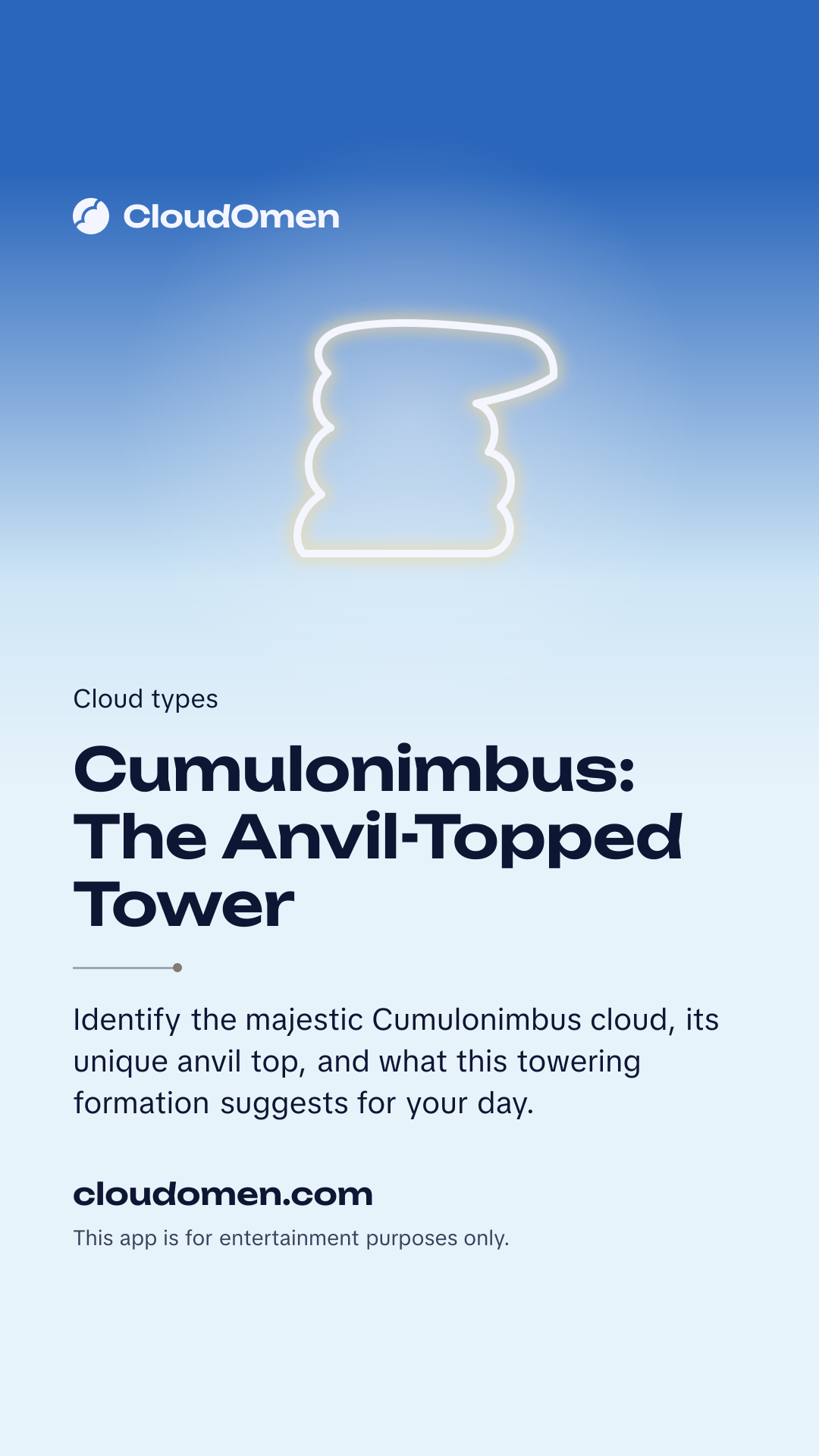 Story image: Cumulonimbus: The Anvil-Topped Tower