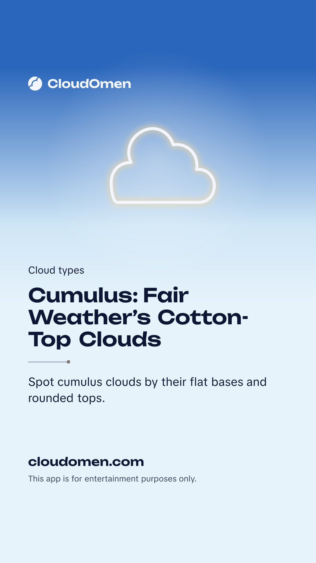 Story image: Cumulus: Fair Weather’s Cotton-Top Clouds