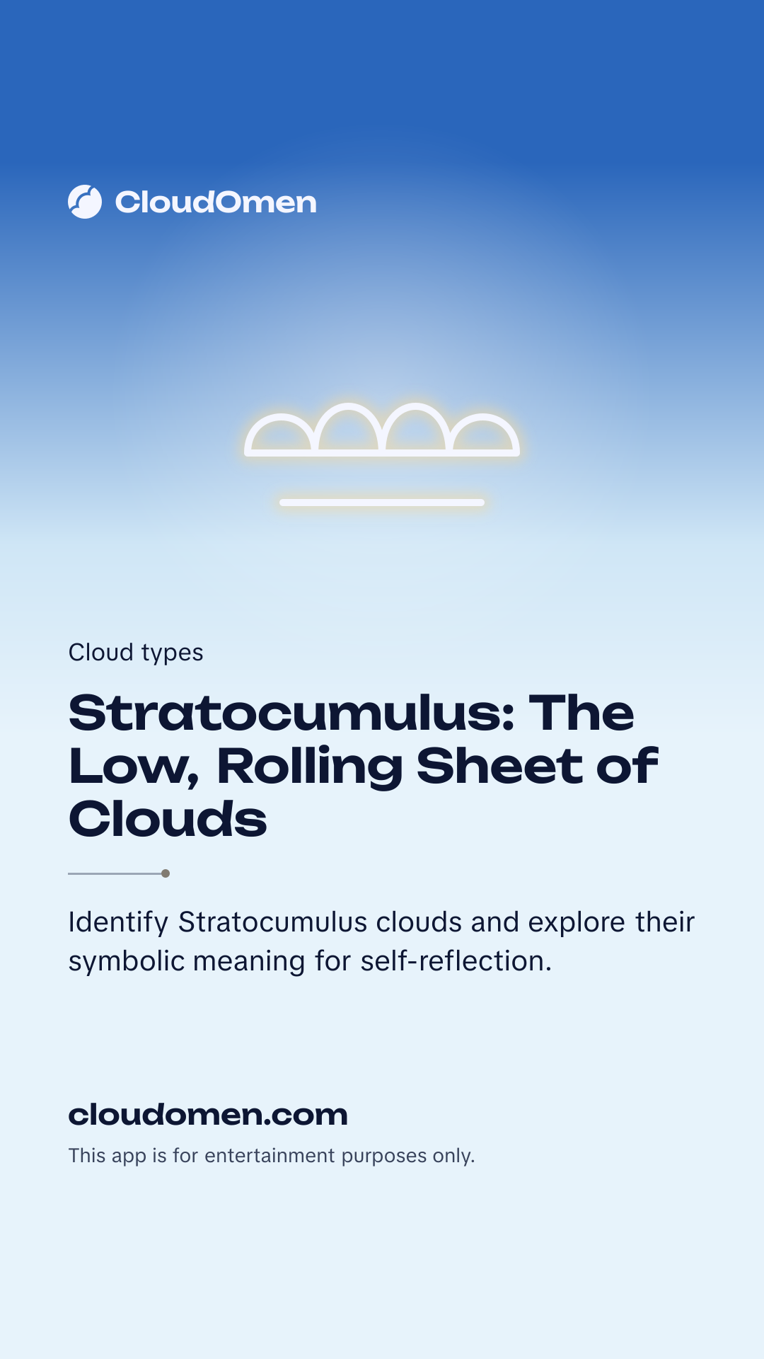 Story image: Stratocumulus: The Low, Rolling Sheet of Clouds
