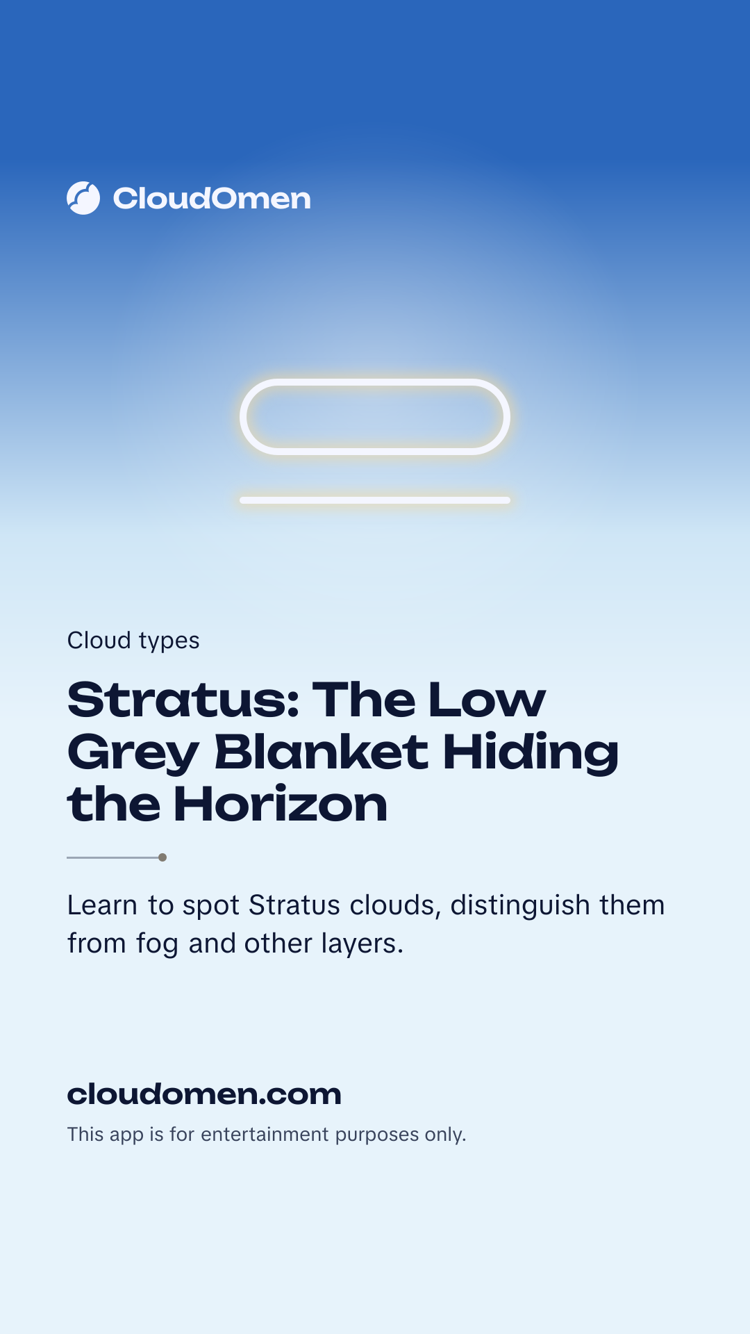 Story image: Stratus: The Low Grey Blanket Hiding the Horizon