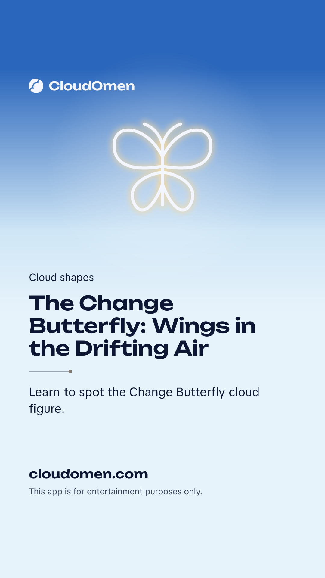 Story image: The Change Butterfly: Wings in the Drifting Air