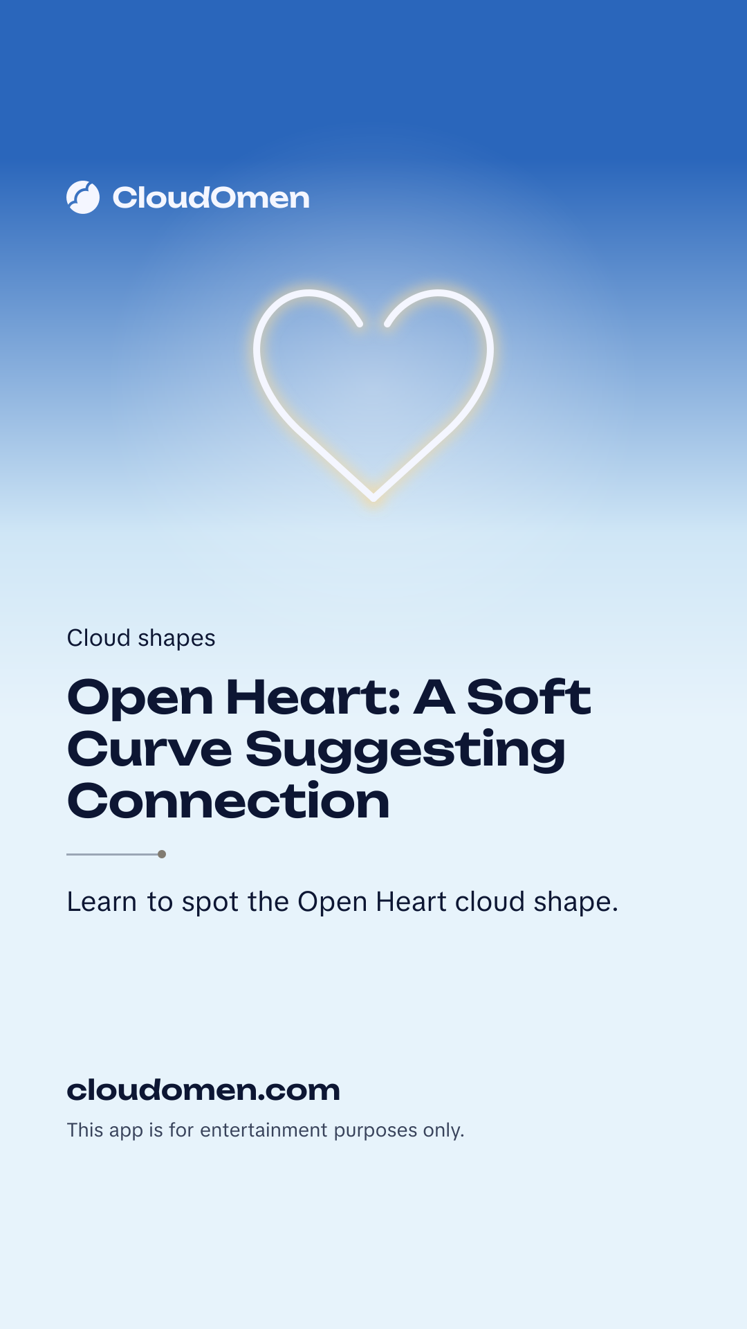 Story image: Open Heart: A Soft Curve Suggesting Connection