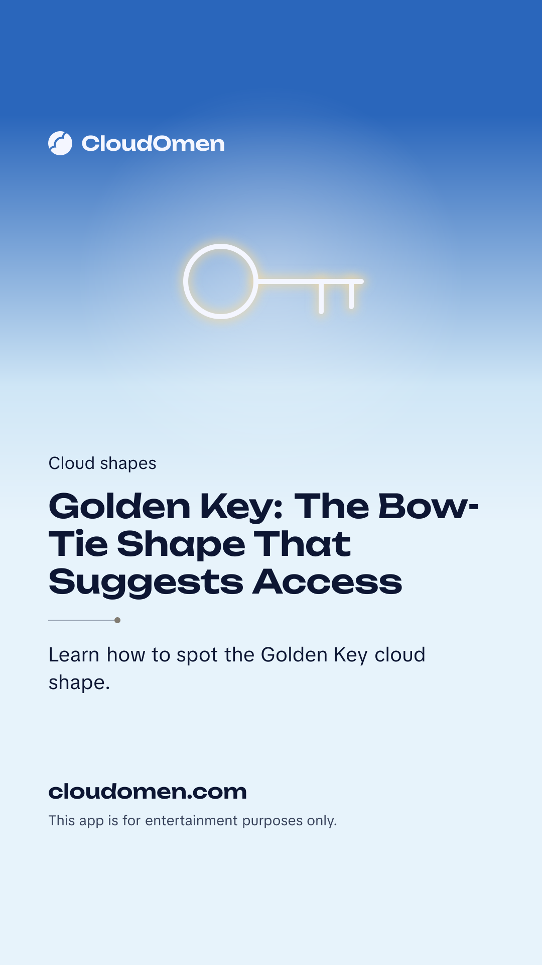Story image: Golden Key: The Bow-Tie Shape That Suggests Access