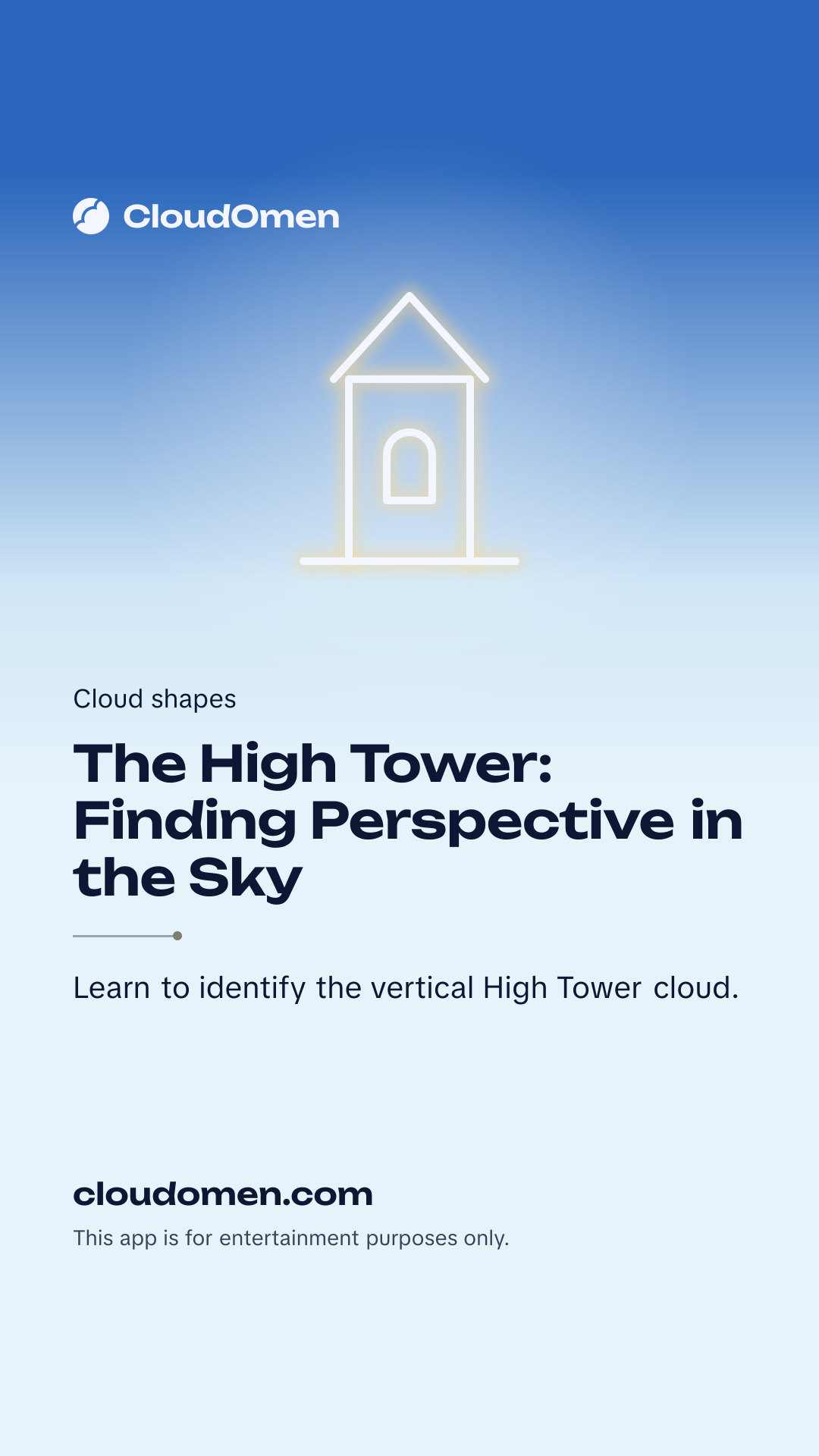 Story image: The High Tower: Finding Perspective in the Sky