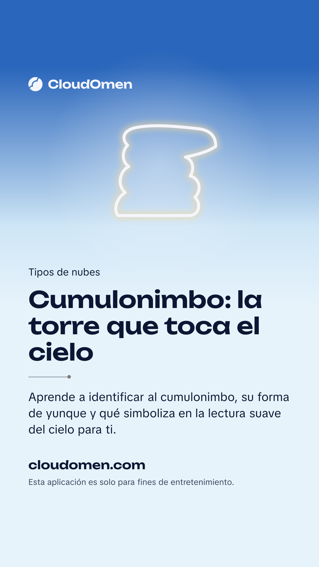 Imagen para historia: Cumulonimbo: la torre que toca el cielo