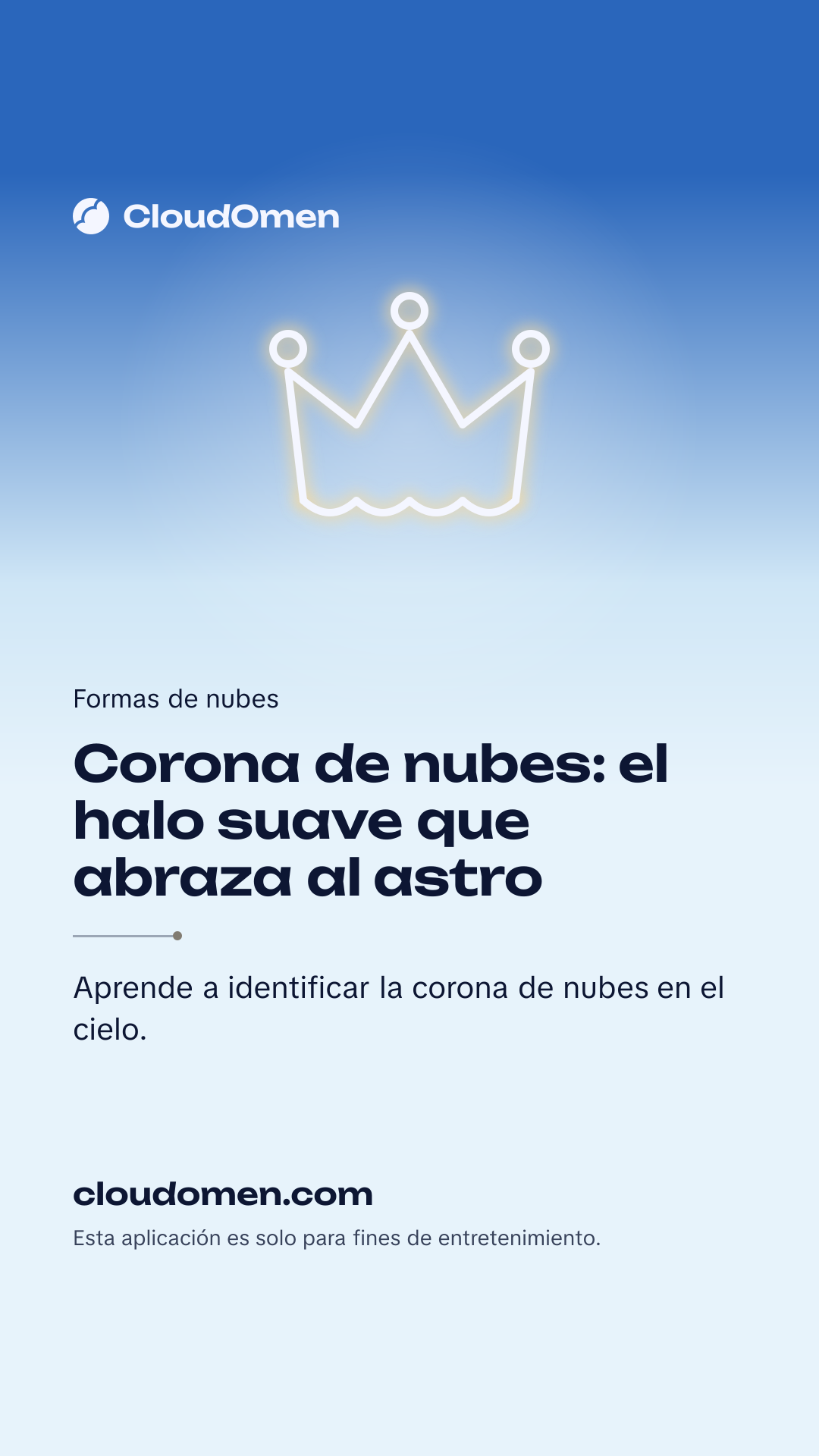 Imagen para historia: Corona de nubes: el halo suave que abraza al astro