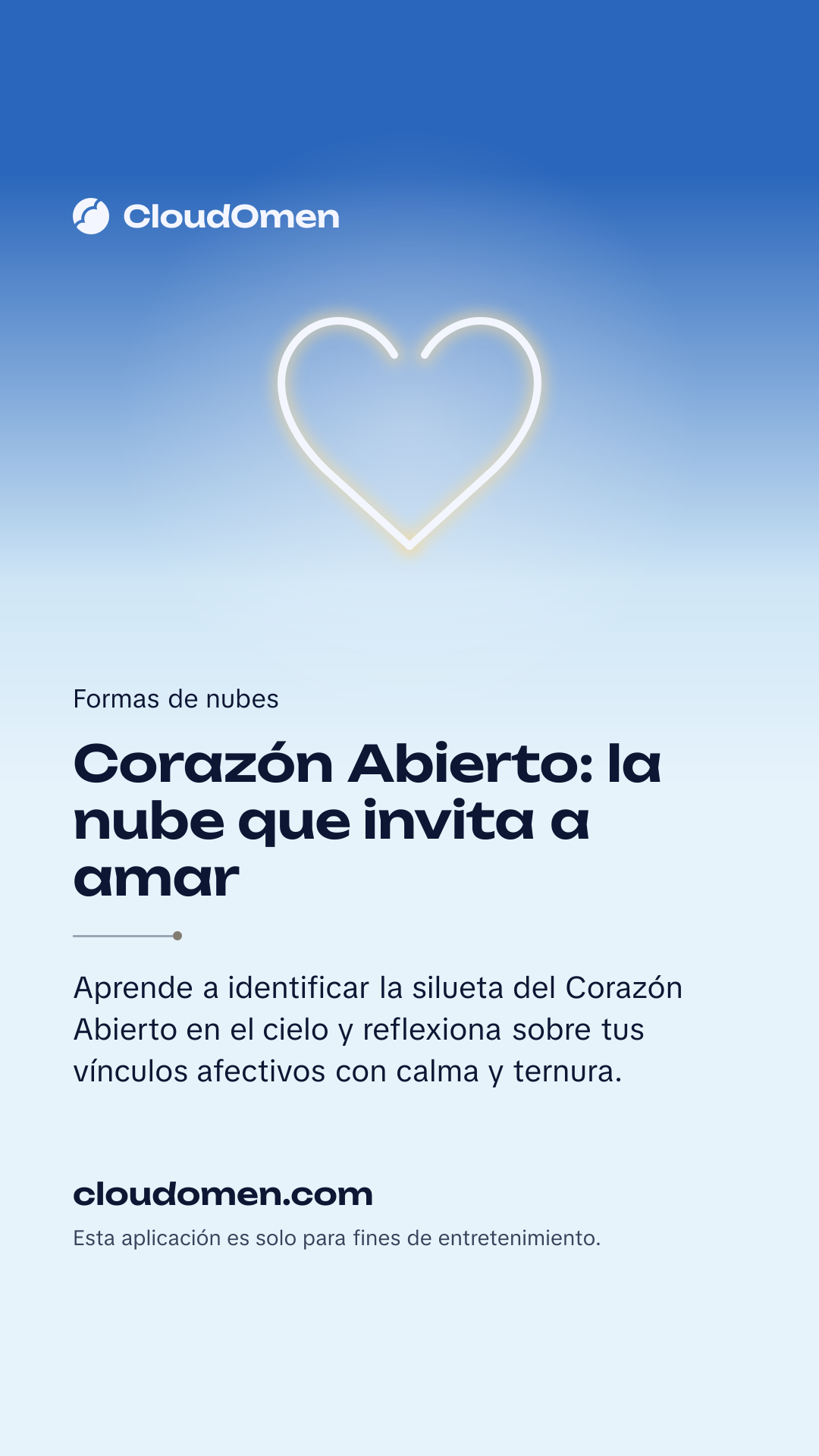 Imagen para historia: Corazón Abierto: la nube que invita a amar