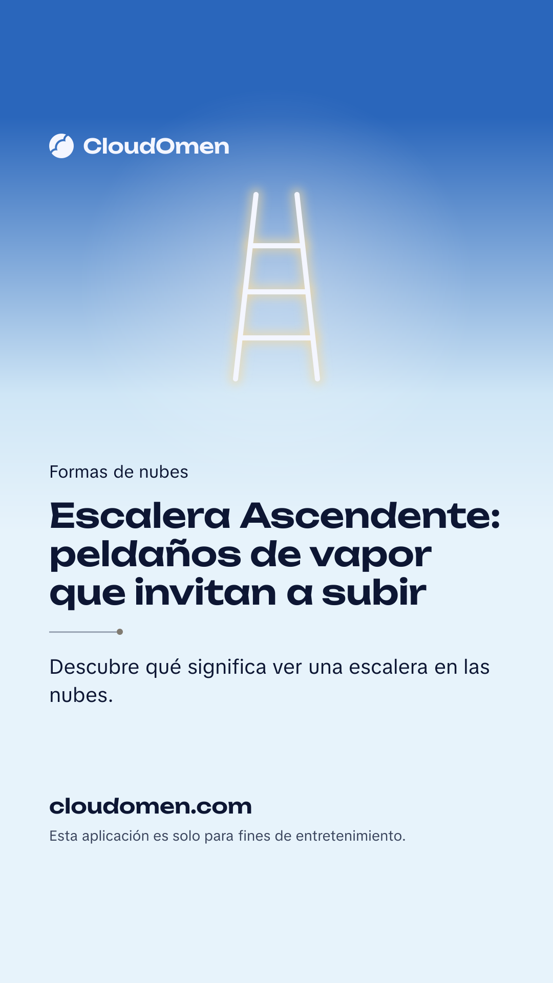 Imagen para historia: Escalera Ascendente: peldaños de vapor que invitan a subir