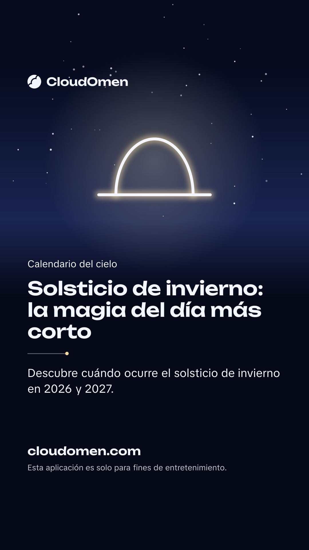 Imagen para historia: Solsticio de invierno: la magia del día más corto