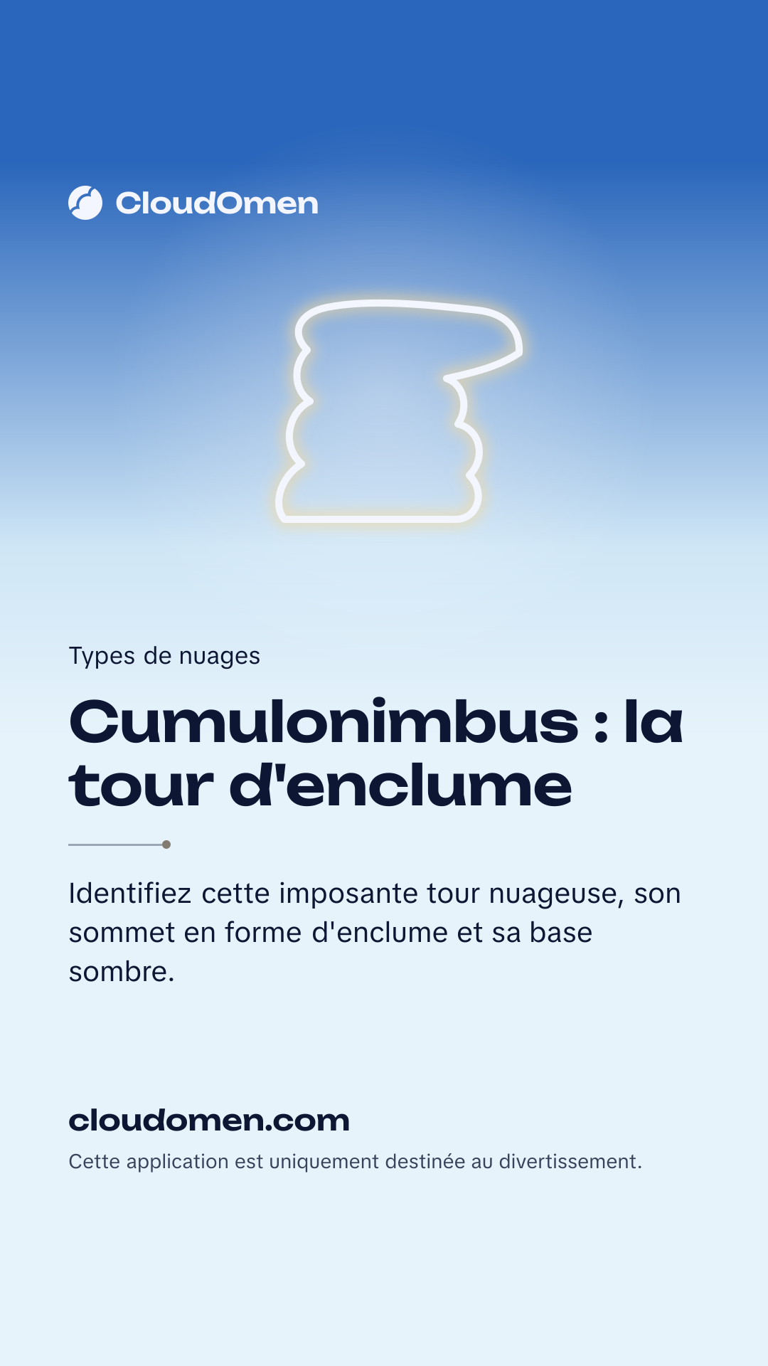 Image pour story : Cumulonimbus : la tour d'enclume