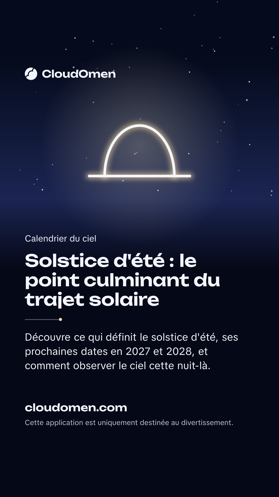 Image pour story : Solstice d'été : le point culminant du trajet solaire