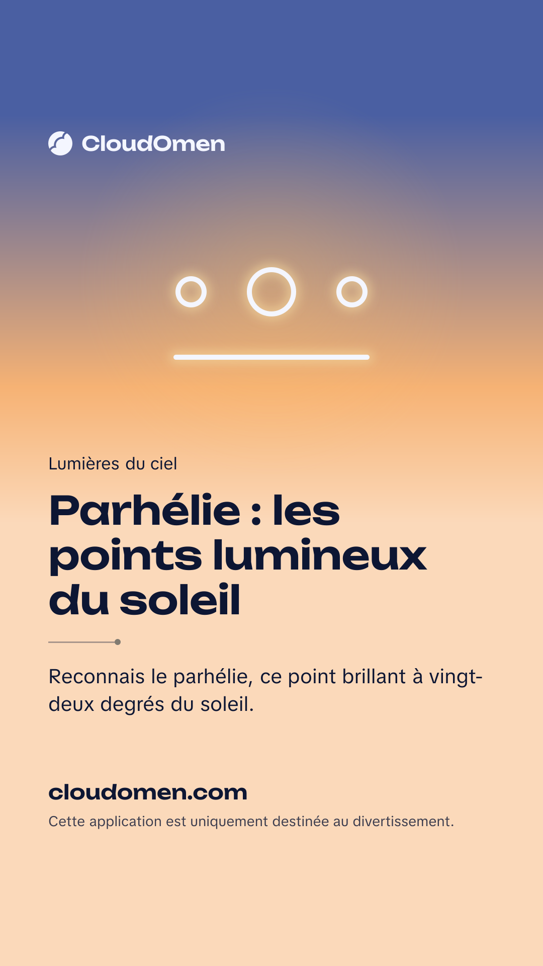 Image pour story : Parhélie : les points lumineux du soleil