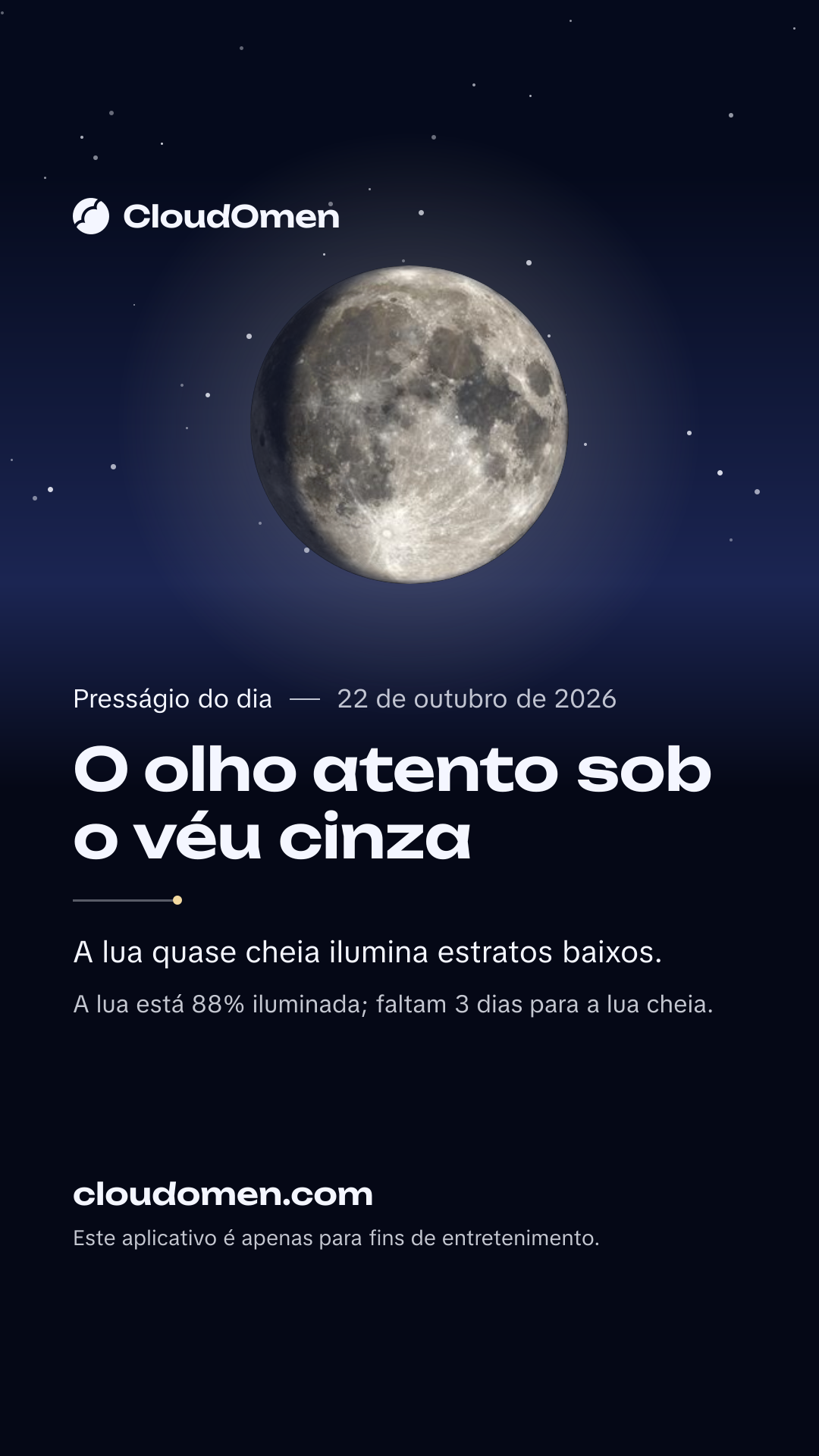 Imagem para stories: O olho atento sob o véu cinza