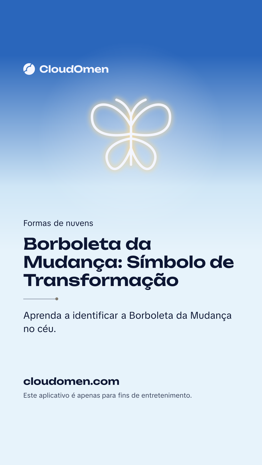 Imagem para stories: Borboleta da Mudança: Símbolo de Transformação