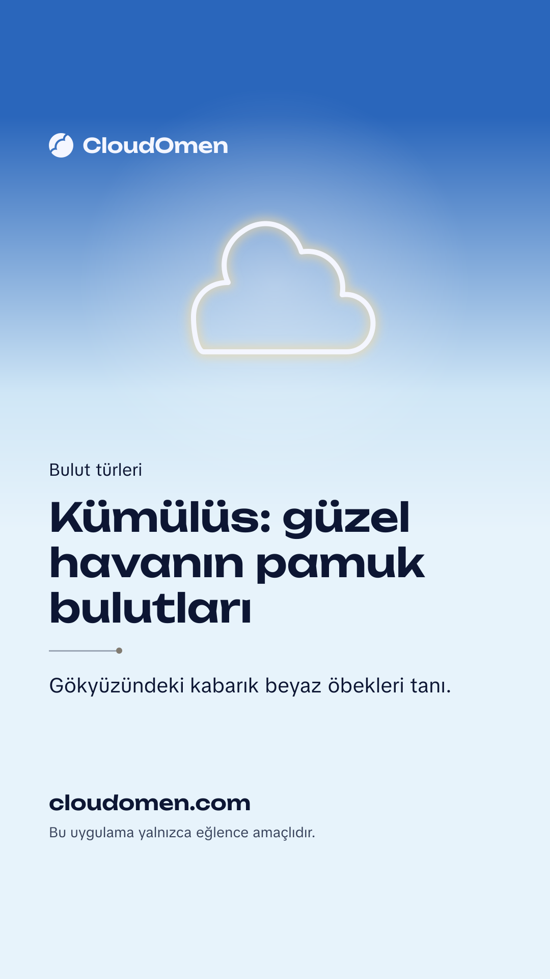 Hikâye görseli: Kümülüs: güzel havanın pamuk bulutları