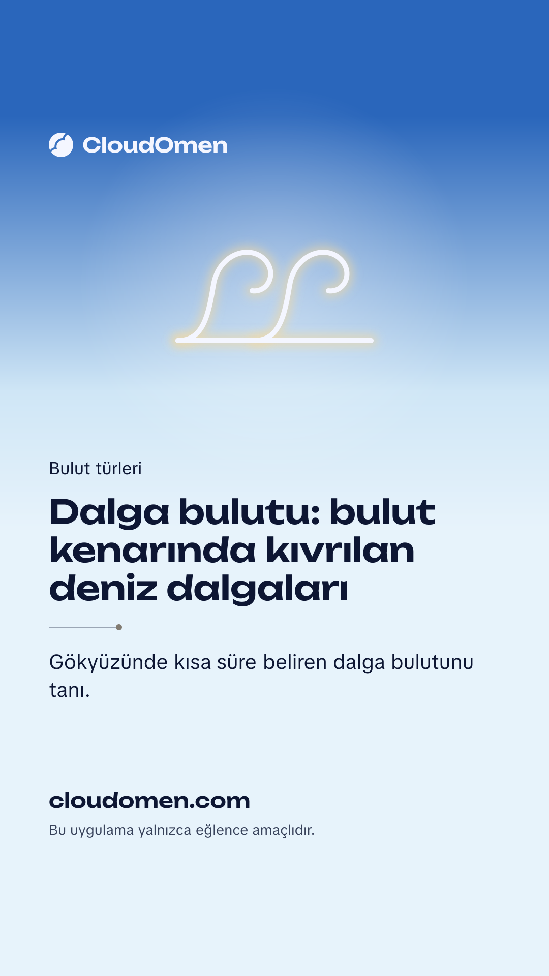 Hikâye görseli: Dalga bulutu: bulut kenarında kıvrılan deniz dalgaları