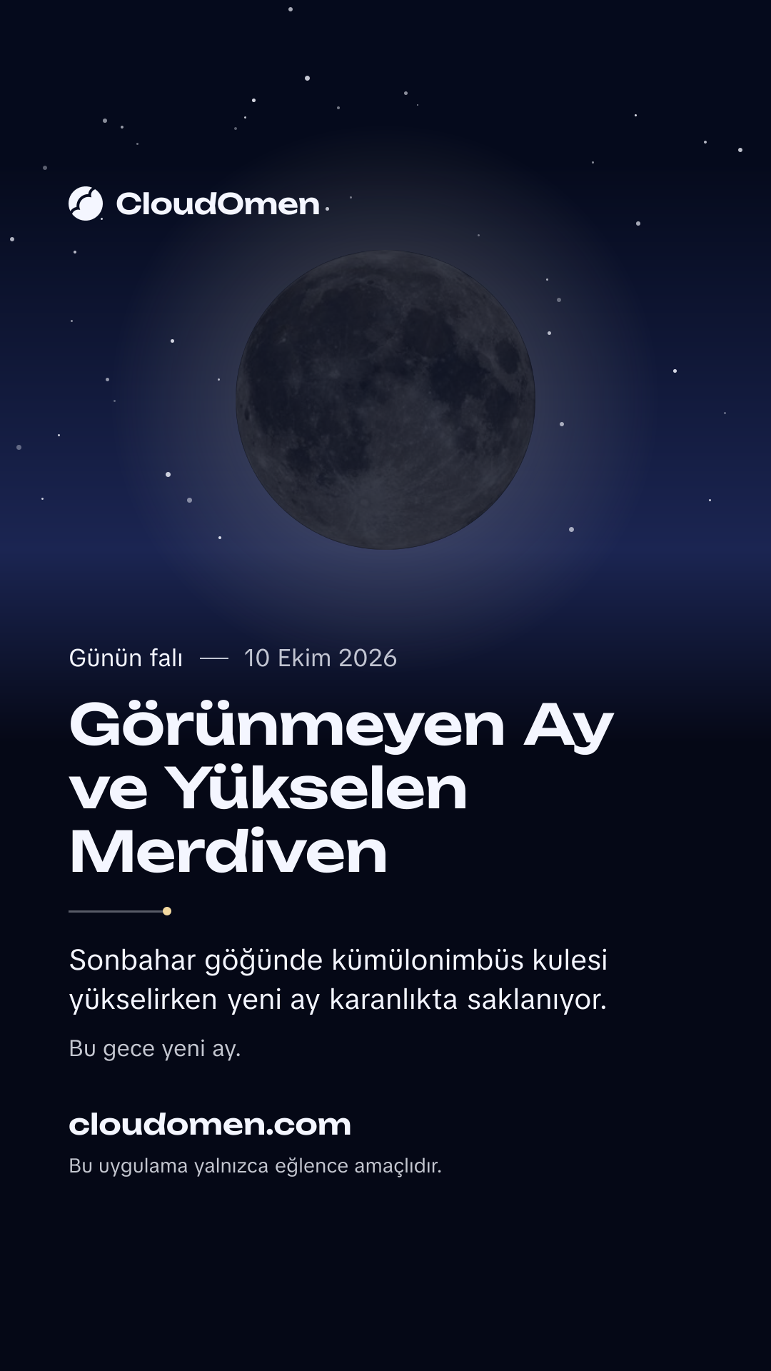 Hikâye görseli: Görünmeyen Ay ve Yükselen Merdiven