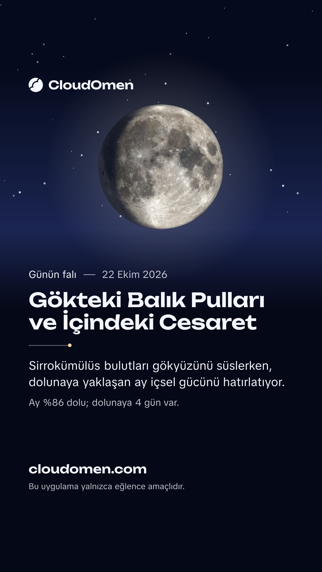 Hikâye görseli: Gökteki Balık Pulları ve İçindeki Cesaret