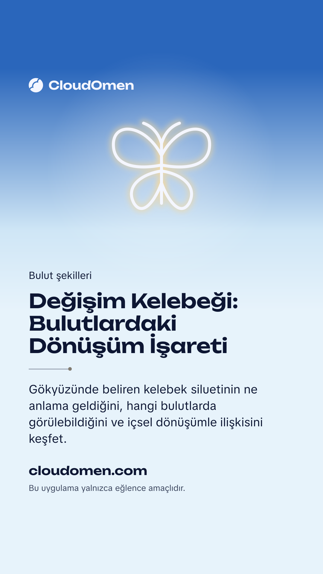 Hikâye görseli: Değişim Kelebeği: Bulutlardaki Dönüşüm İşareti