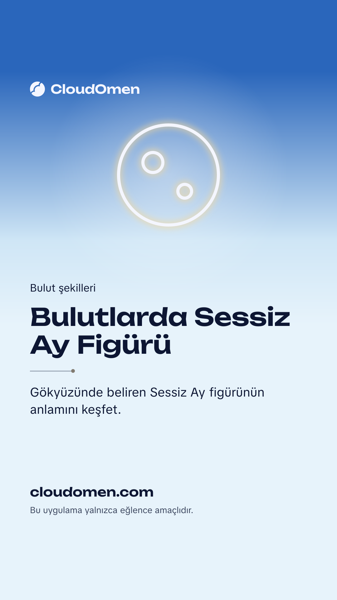 Hikâye görseli: Bulutlarda Sessiz Ay Figürü
