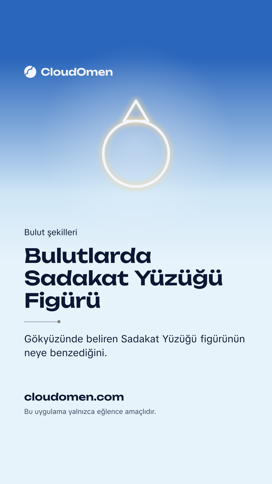 Hikâye görseli: Bulutlarda Sadakat Yüzüğü Figürü