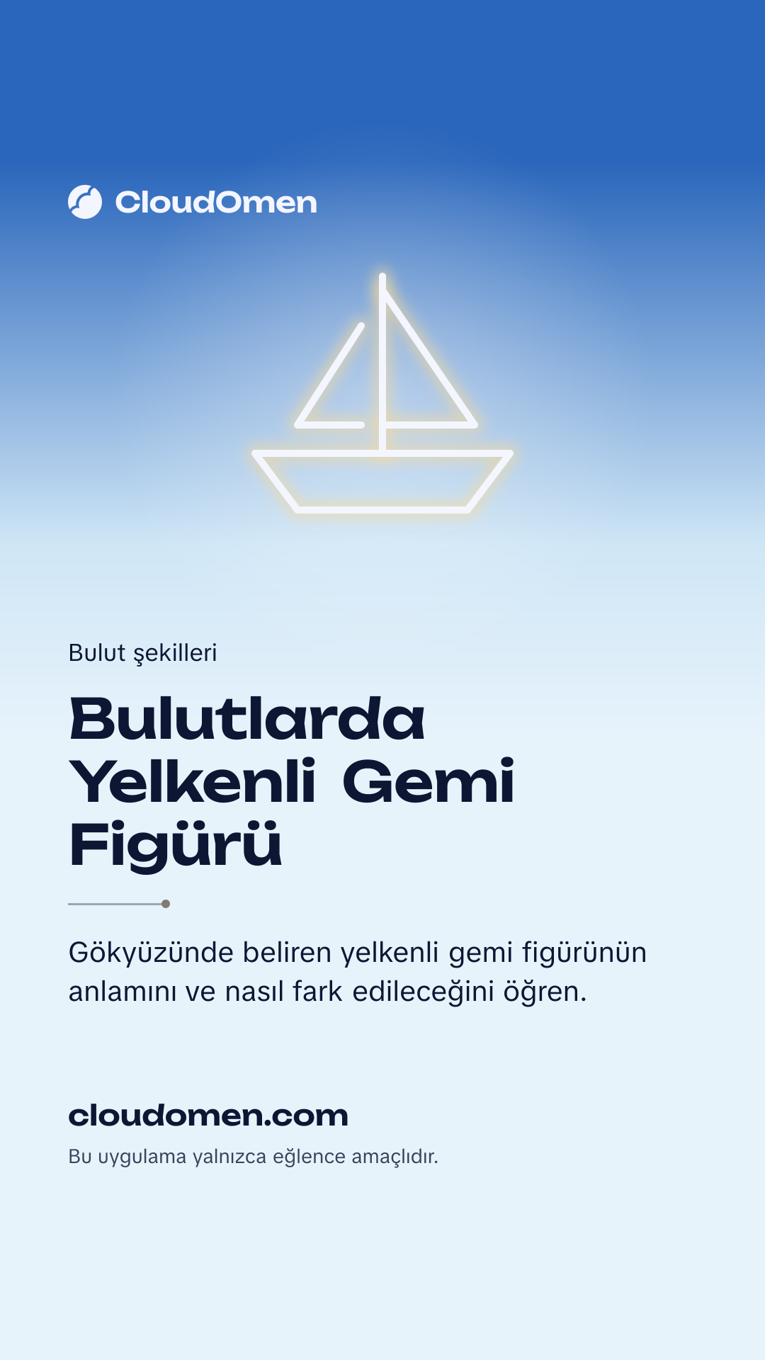 Hikâye görseli: Bulutlarda Yelkenli Gemi Figürü