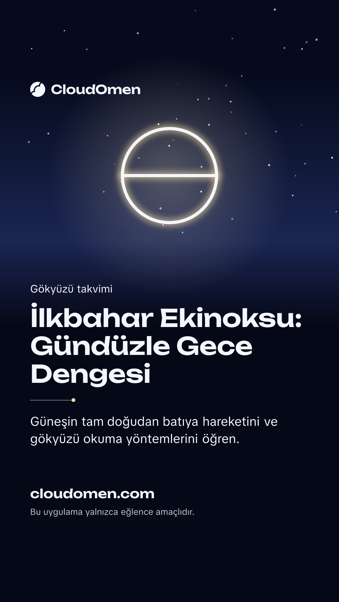 Hikâye görseli: İlkbahar Ekinoksu: Gündüzle Gece Dengesi