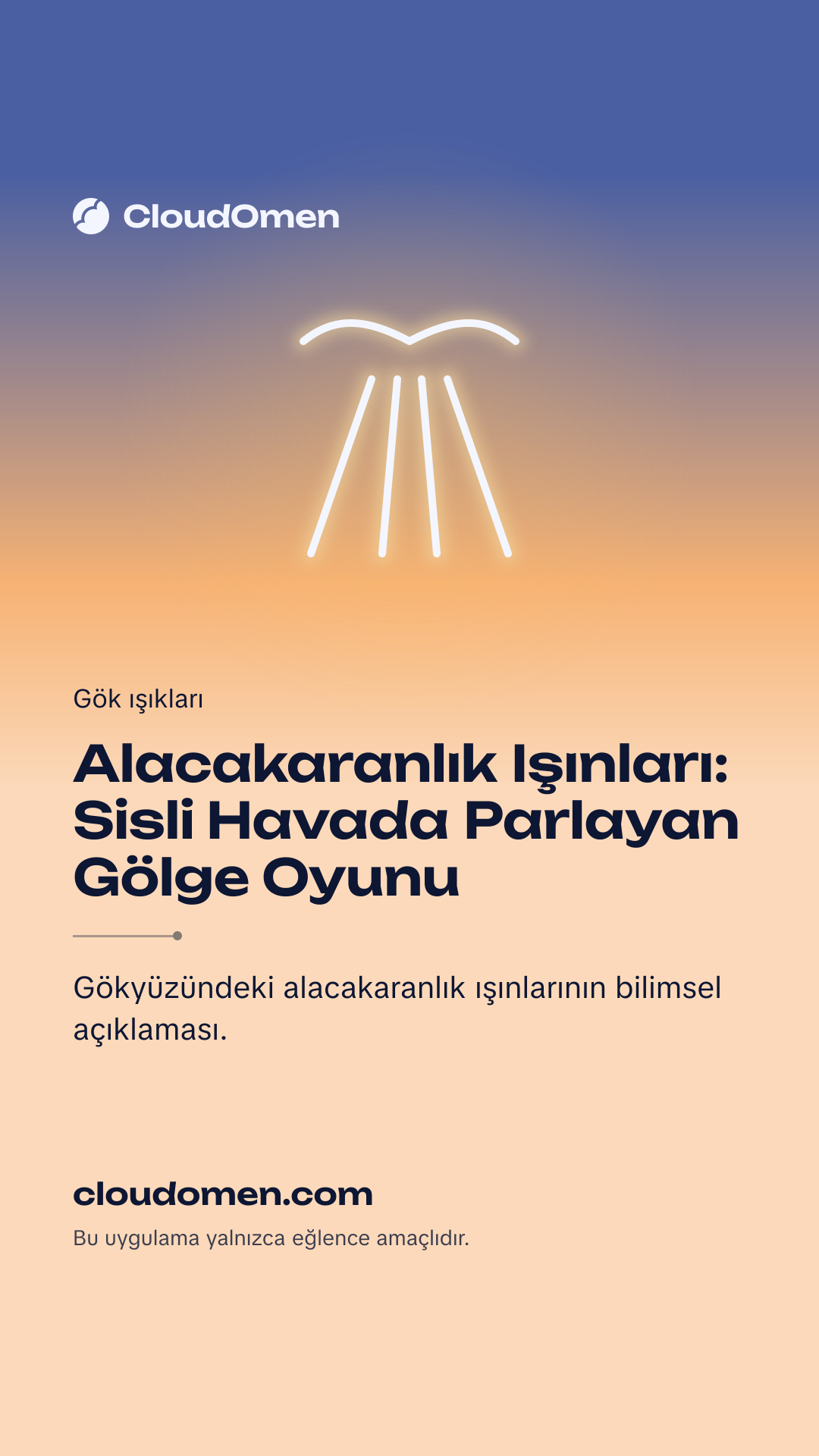 Hikâye görseli: Alacakaranlık Işınları: Sisli Havada Parlayan Gölge Oyunu