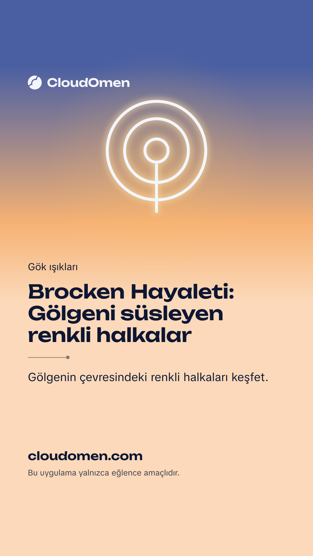 Hikâye görseli: Brocken Hayaleti: Gölgeni süsleyen renkli halkalar