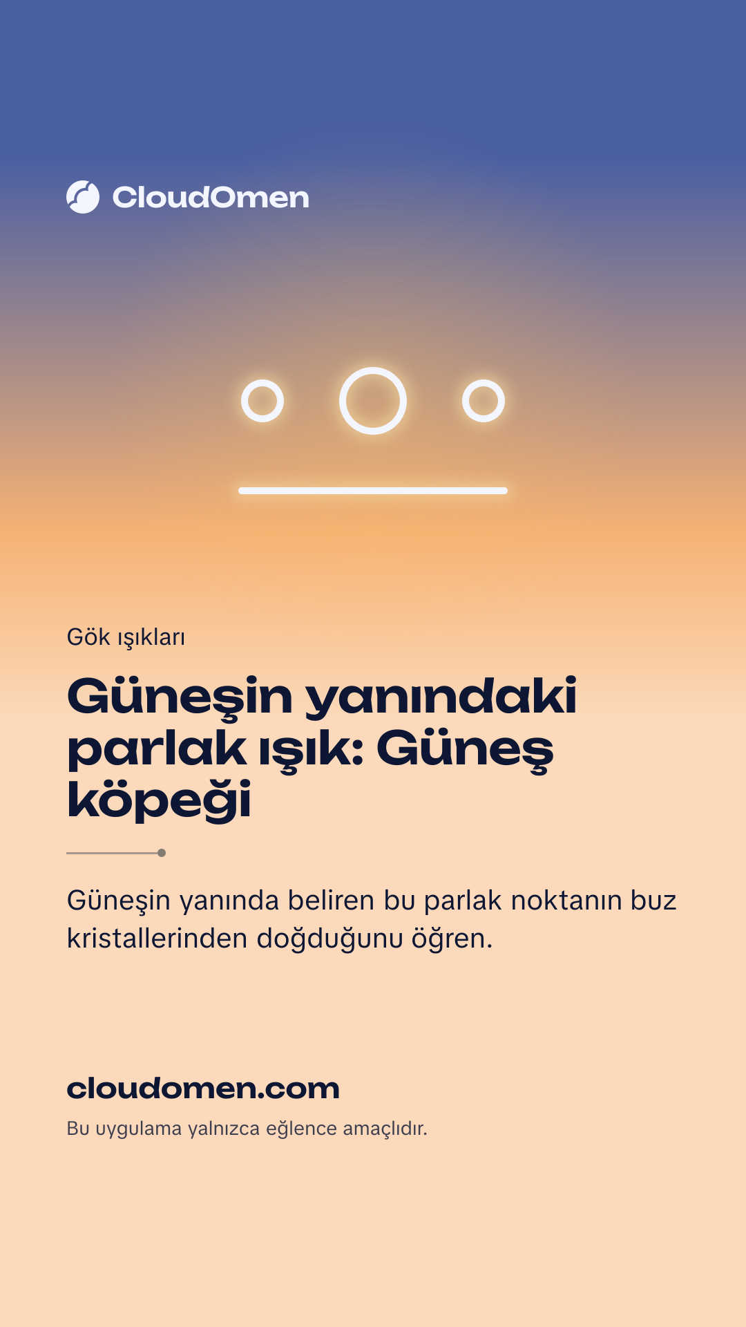 Hikâye görseli: Güneşin yanındaki parlak ışık: Güneş köpeği